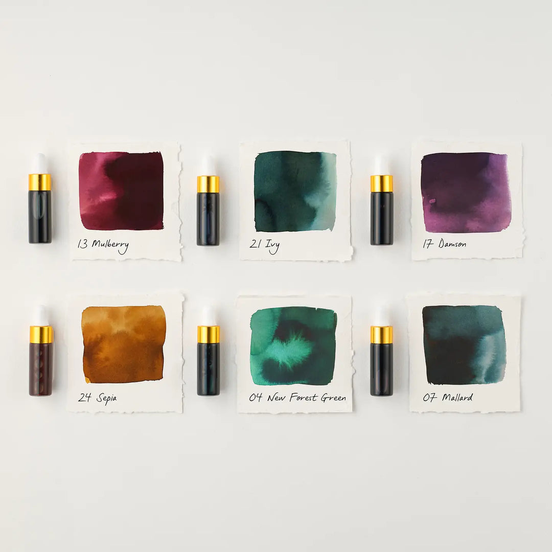 Mini Fountain Pen Ink Collection - Botanical