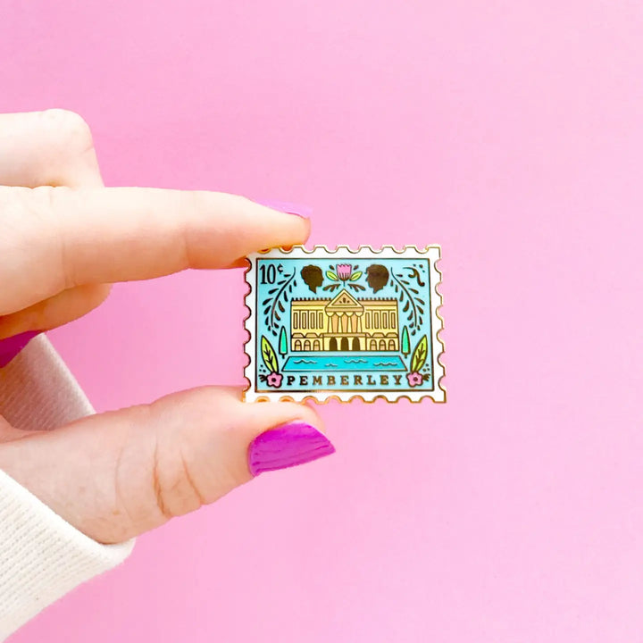 Pemberley Enamel Pin (Pride & Prejudice)