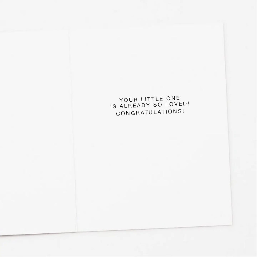 Winnie the Pooh Quote New Baby Card
