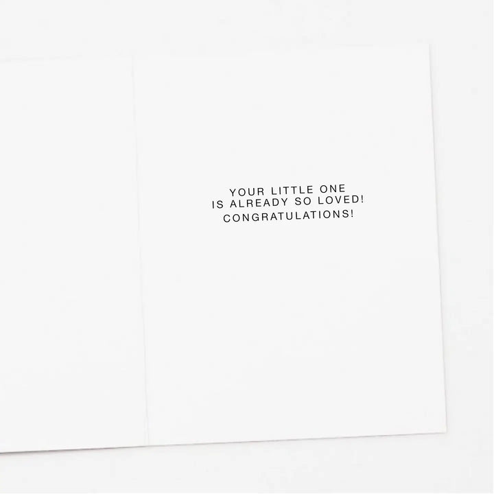 Winnie the Pooh Quote New Baby Card