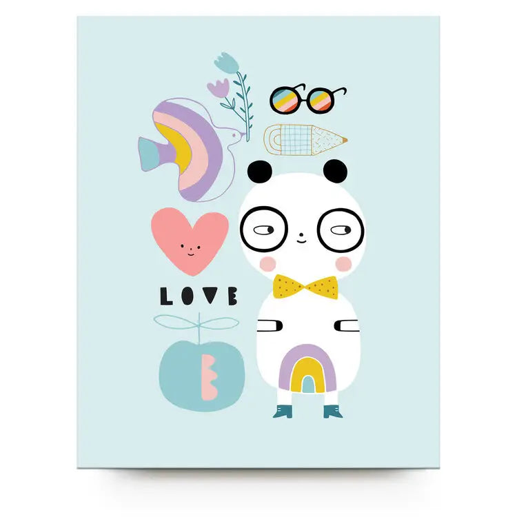 Panda Love Art Print