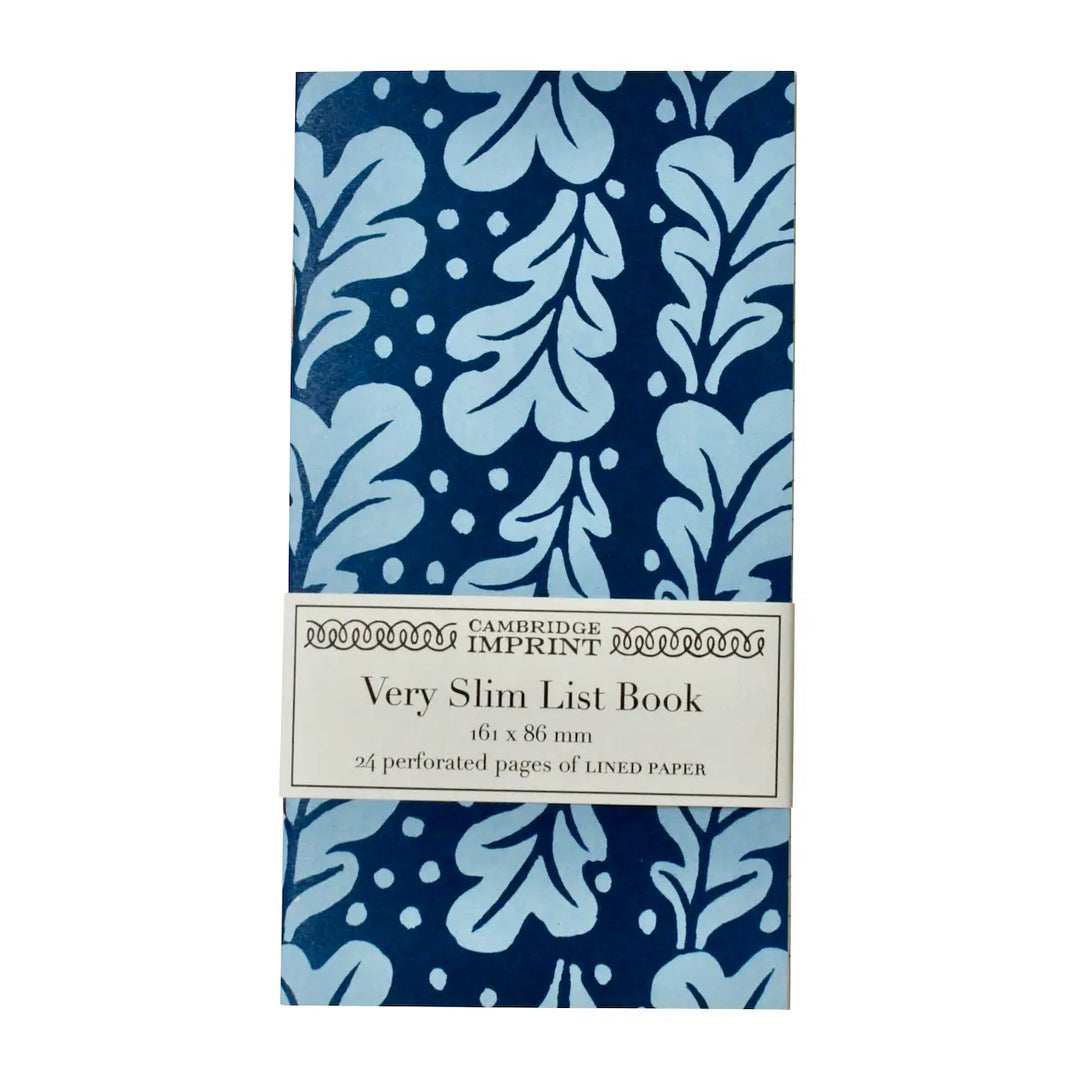 Very Slim List Notebooks