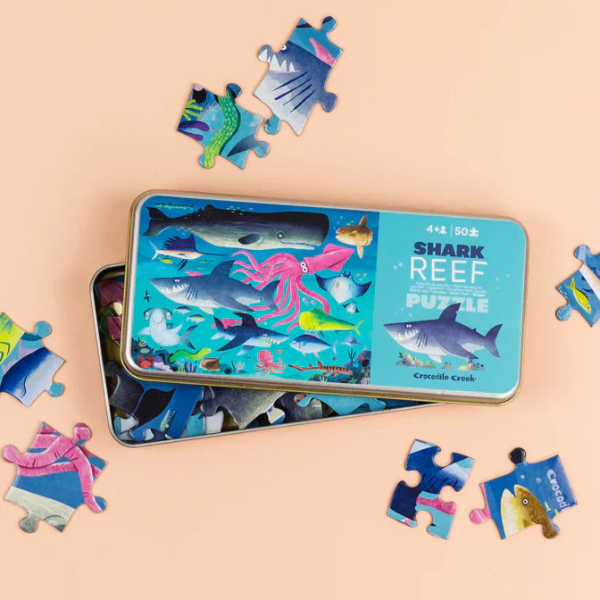 Shark Reef - 50-Piece Tin Puzzle