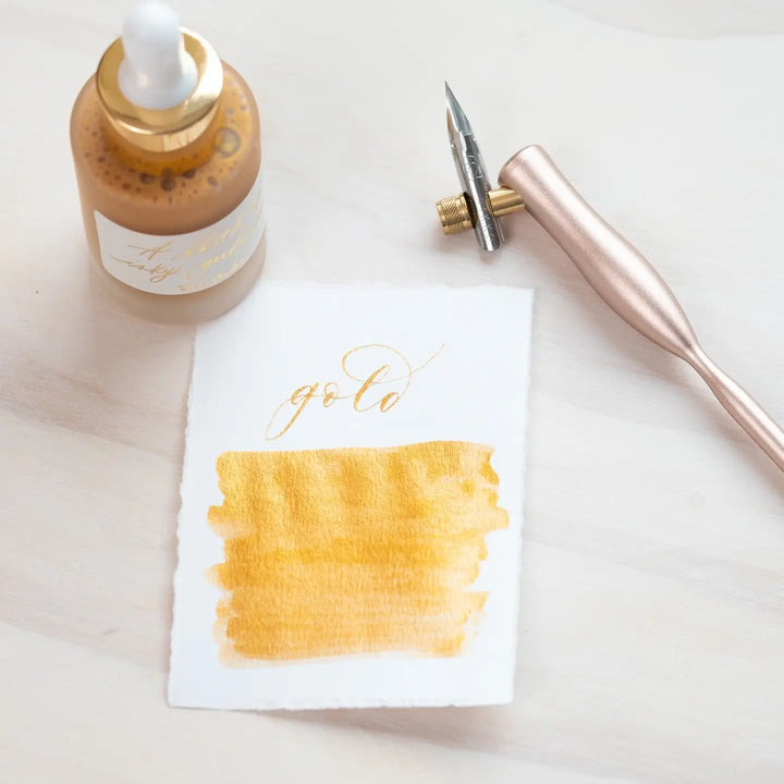 Tom's Studio Calligraphy Ink - Gold