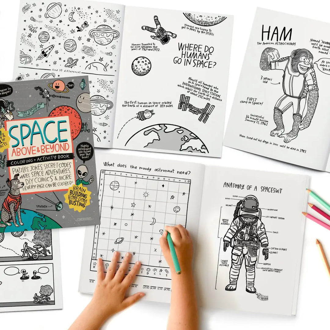 Space Above and Beyond Coloring and Activity Book
