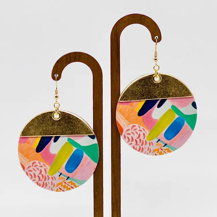 Brittney - Neon Desert Earrings