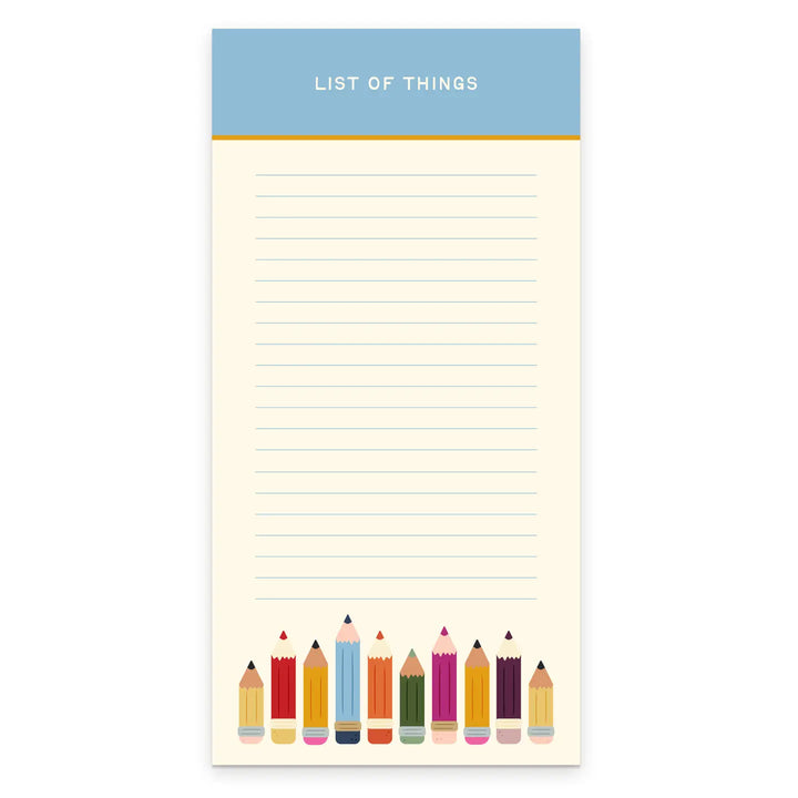 List of Things Pencil Market List