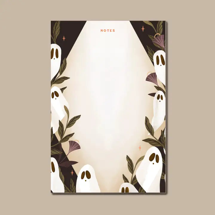 Ghost Moonflower Notepad