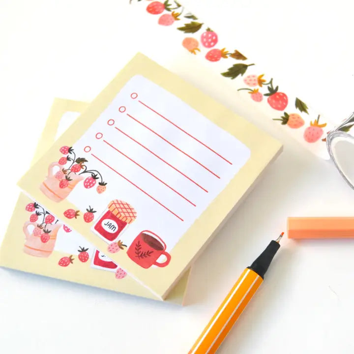 Sticky Note - Little List Strawberry