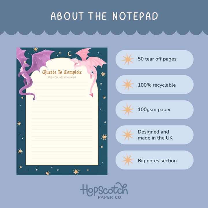 Quests To Complete Dragon Notepad