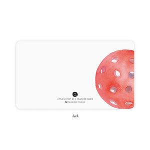 Pickleball Little Notes