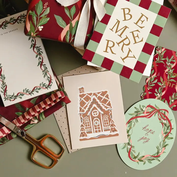 Hope and Joy Wreath Card
