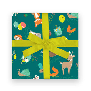Woodland Party Gift Wrap (Roll)