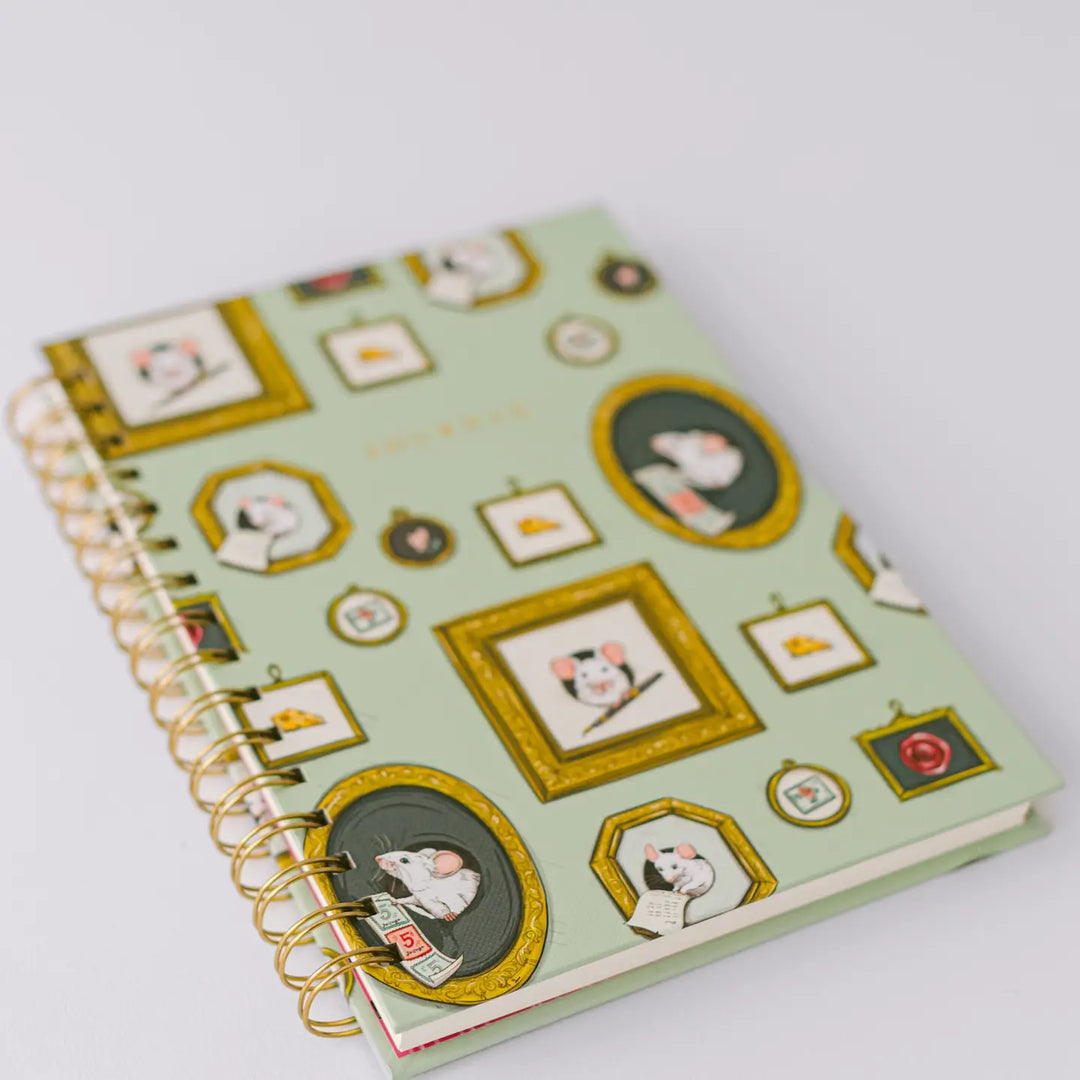Mouse Cameo Spiral Notebook