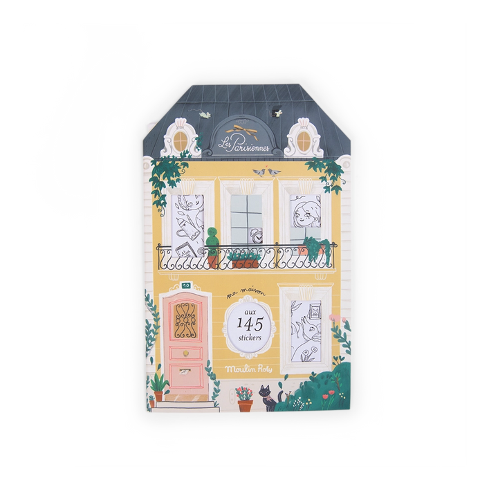 Coloring Book & Stickers - Les Parisiennes