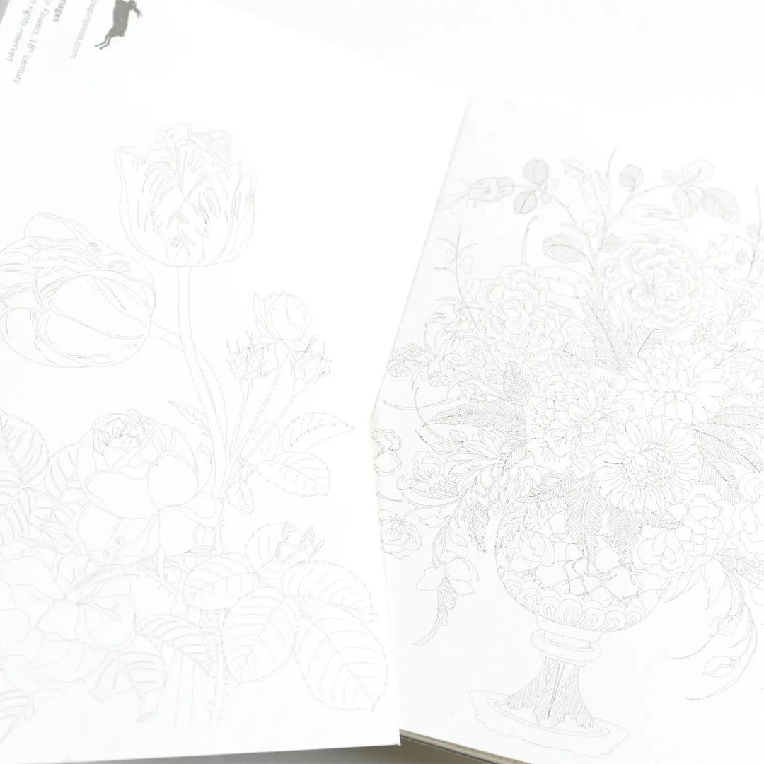 Floral Images Watercolor Postcard Book