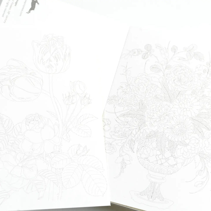Floral Images Watercolor Postcard Book