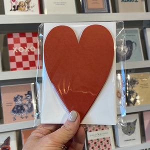 Heart Valentines and Envelopes (Set of 10)