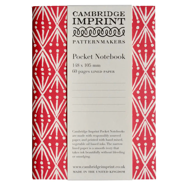 Cambridge Imprint Pocket Notebook (multiple colors)