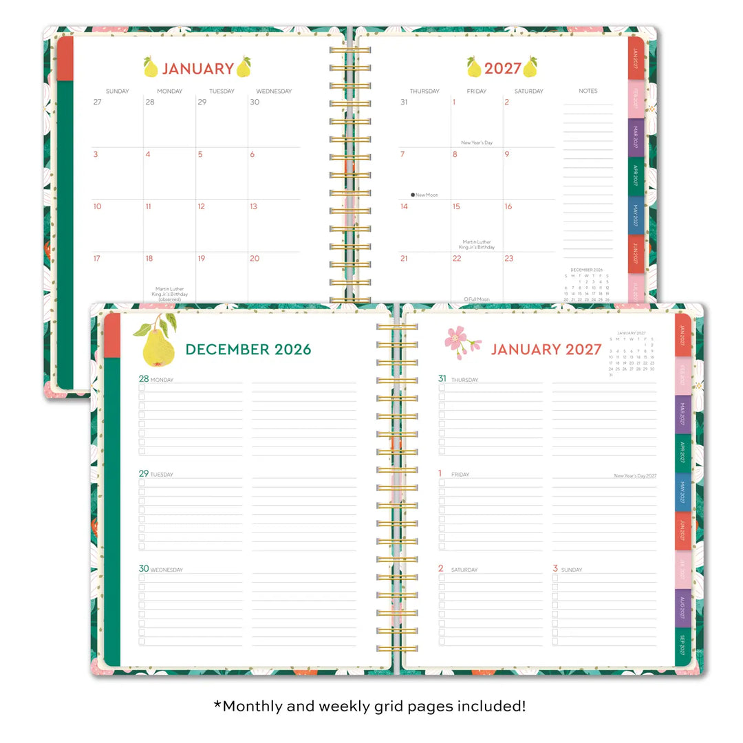 2027 Fruits High Note Deluxe Hardcover Planner