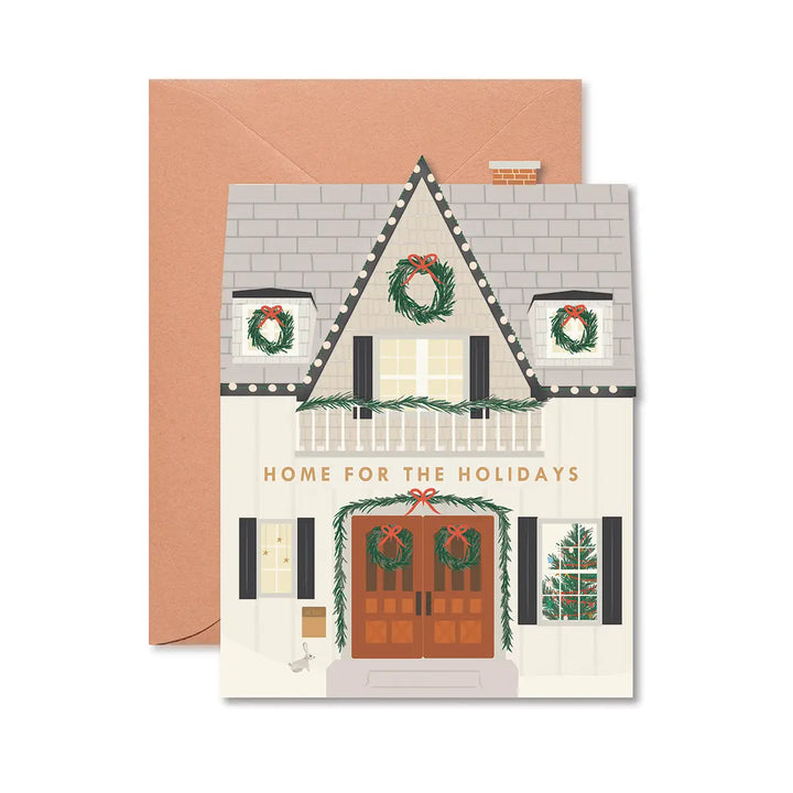 Home for the Holidays Die-Cut Card