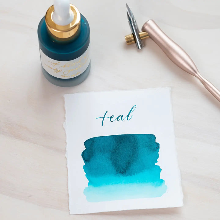 Tom's Studio Calligraphy Ink - Teal