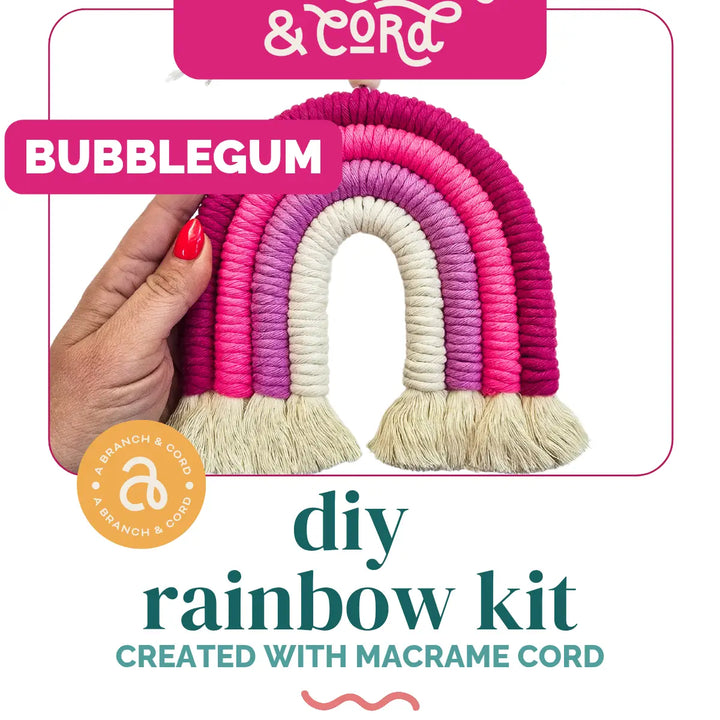 DIY Macrame Rainbow Kits