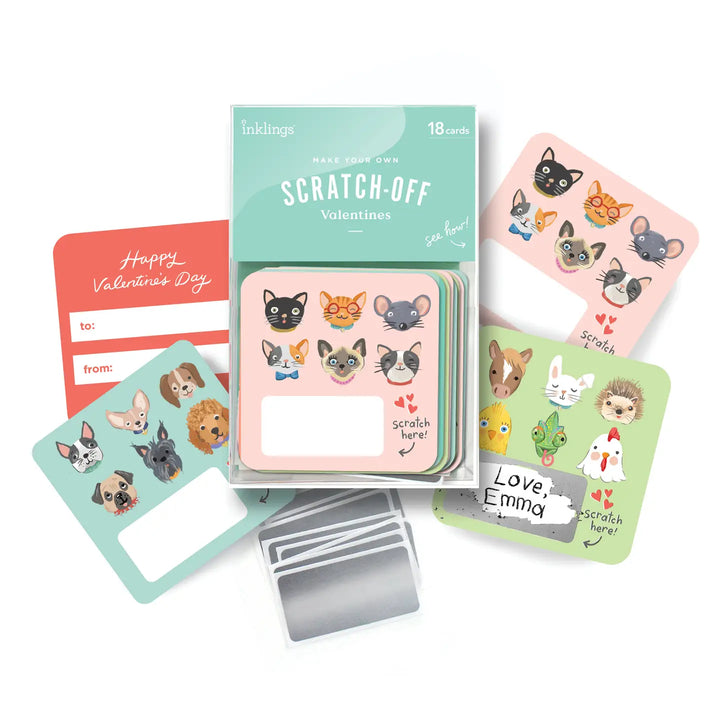 Scratch Off Valentine Cards
