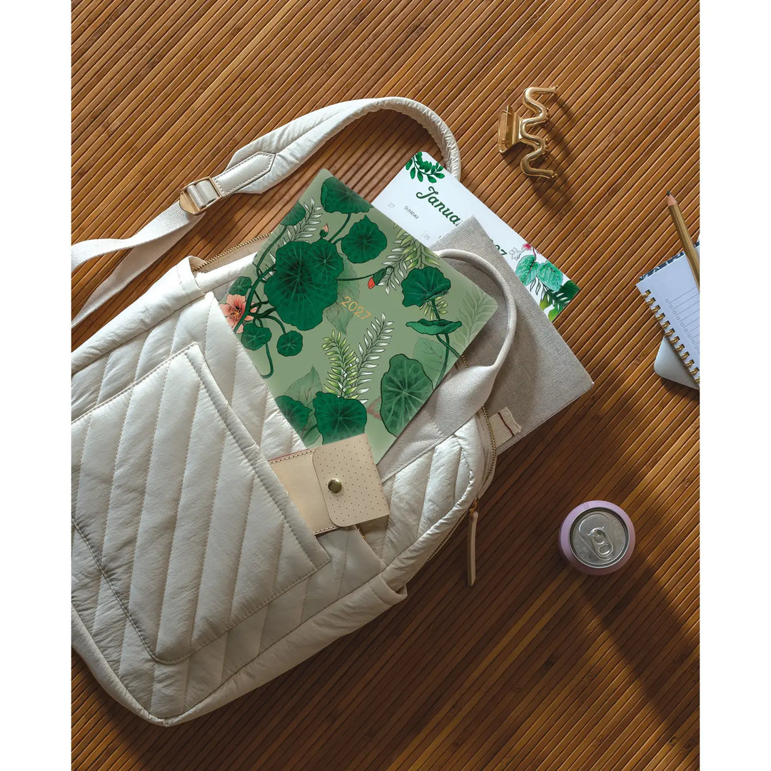 2027 Greenery High Note Monthly Planner