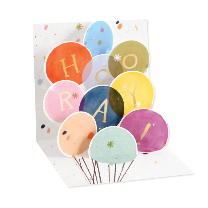 Hooray Birthday Trinkets Pop-Up Card