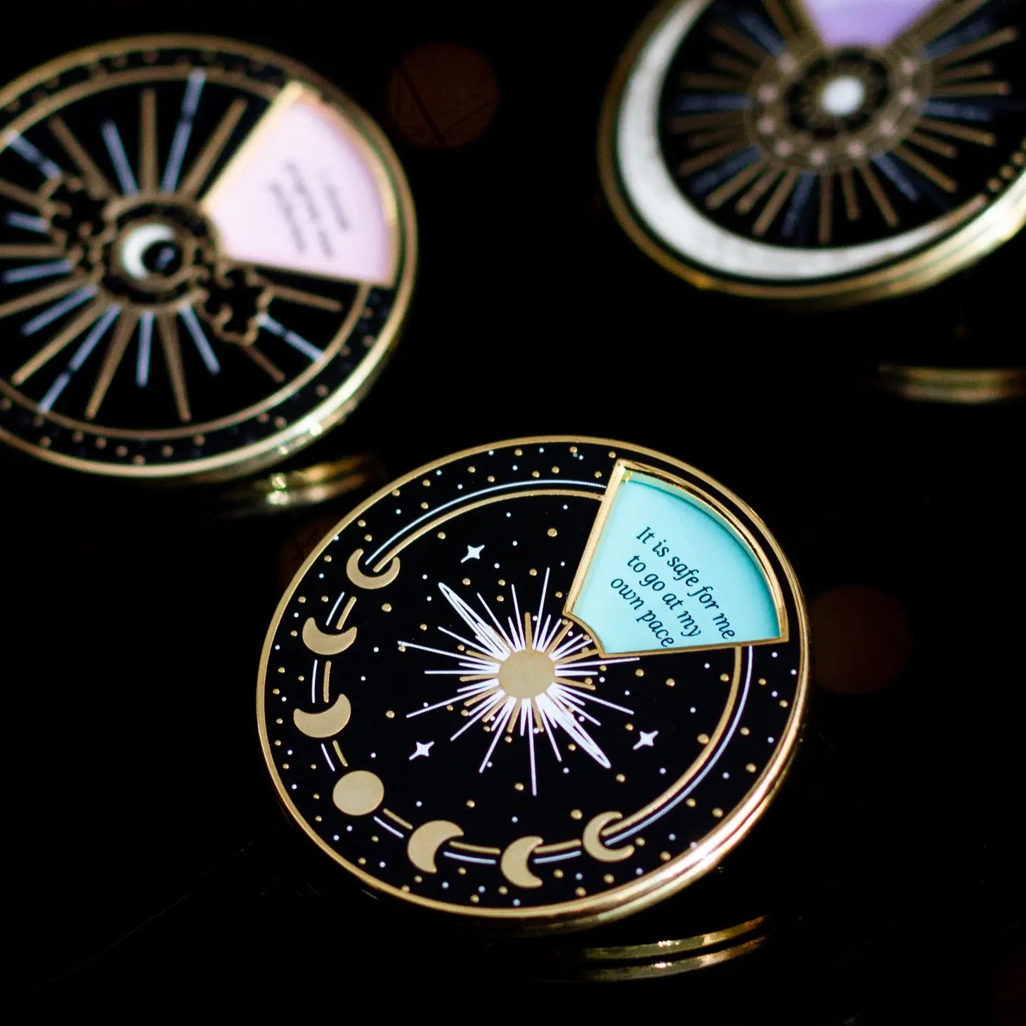 Bold Affirmations Interactive Spinner Enamel Pin