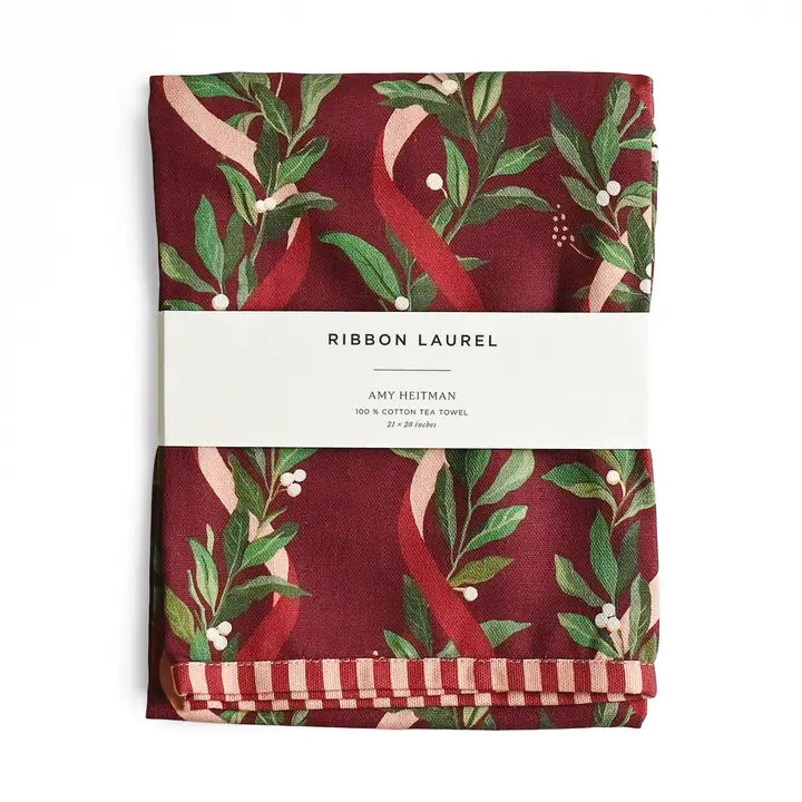 Ribbon Laurel Towel