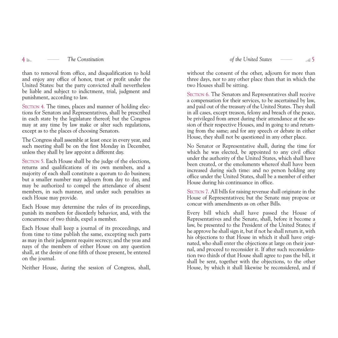 Constitution of the United States (Red)