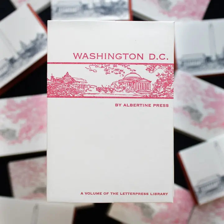 DC Letterpress Library Note Card Set