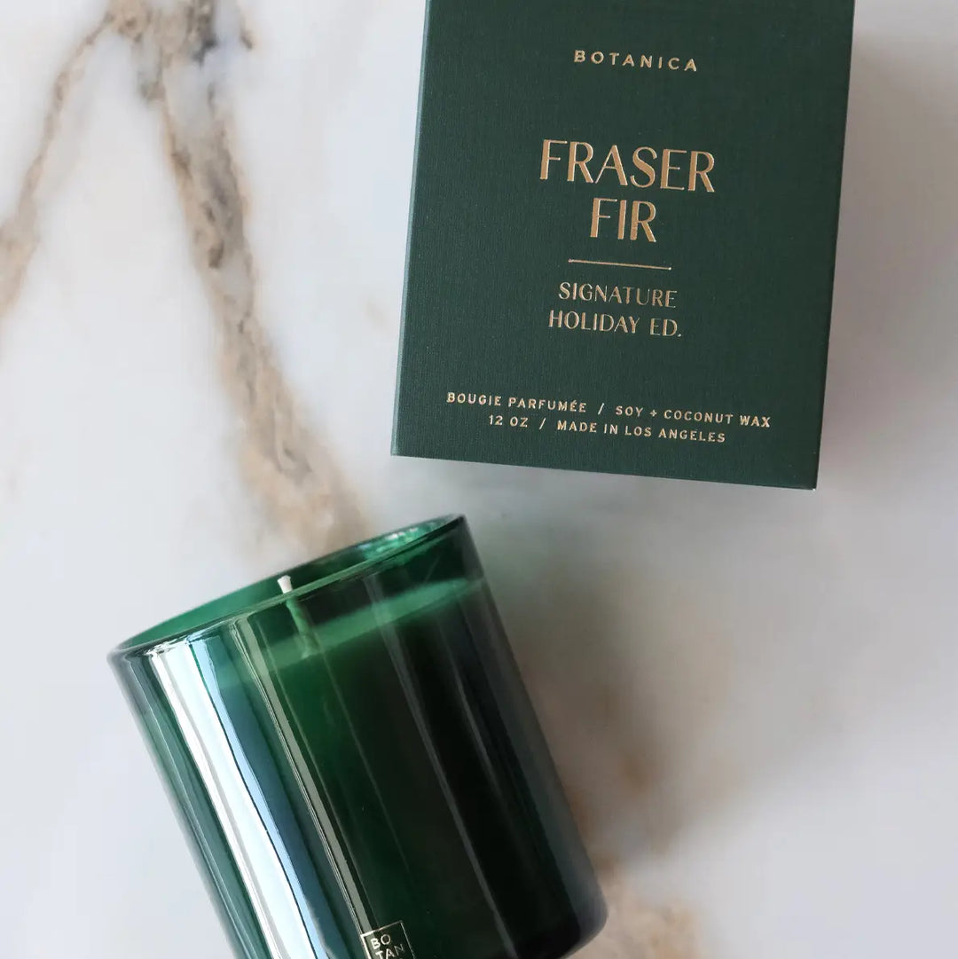 Botanica Holiday Candle: Fraser Fir, 12oz.