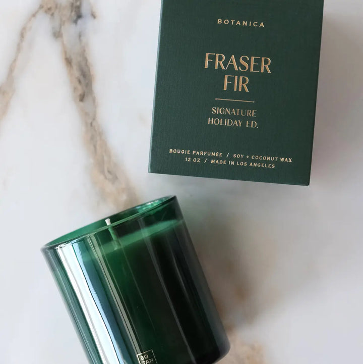 Botanica Holiday Candle: Fraser Fir, 12oz.