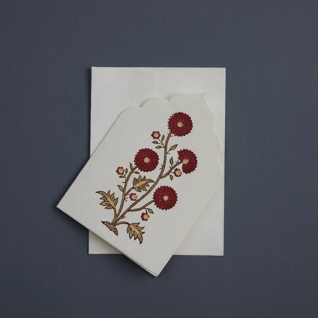 Boxed Artisan Notecard Set - Sandook Ruby