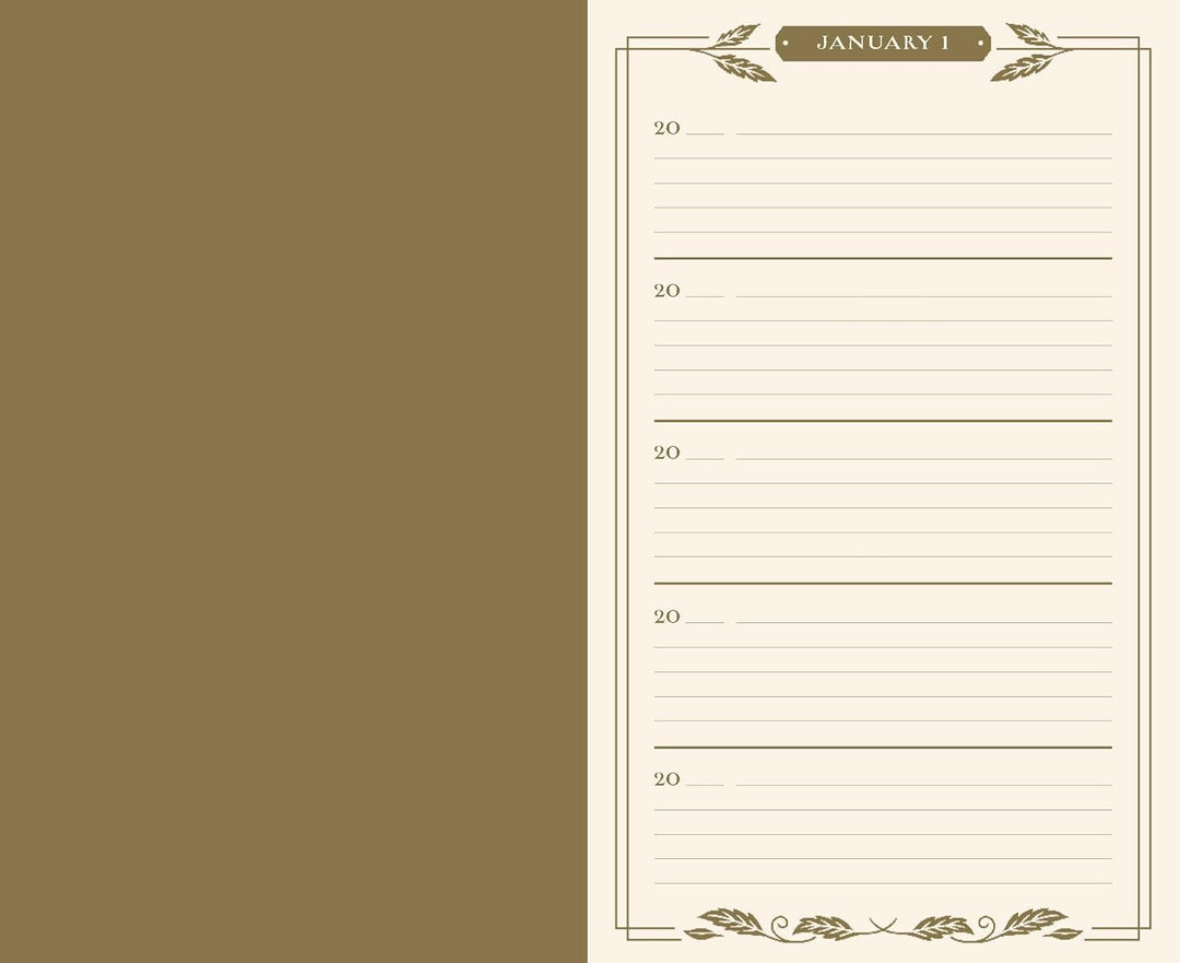 Gilded One Line a Day: A Five Year Memory Book