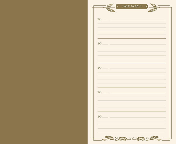 Gilded One Line a Day: A Five Year Memory Book