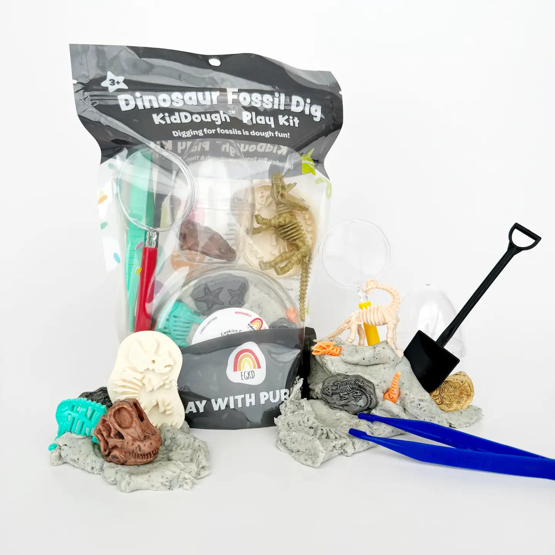 Dinosaur Fossil Dig KidDough Play Kit