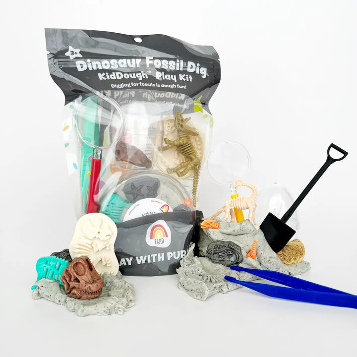 Dinosaur Fossil Dig KidDough Play Kit