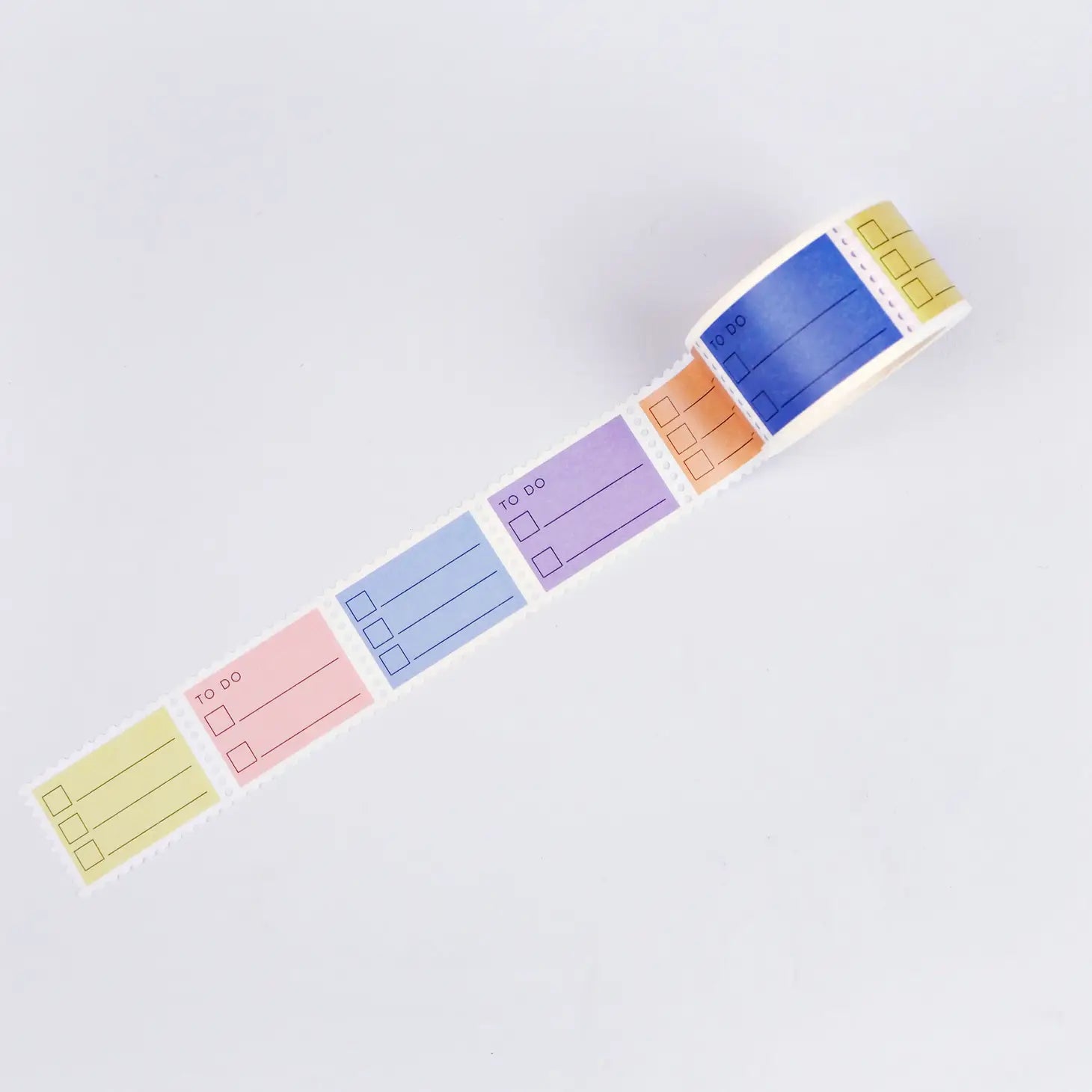 Pastel To Do Stamp Washi Tape