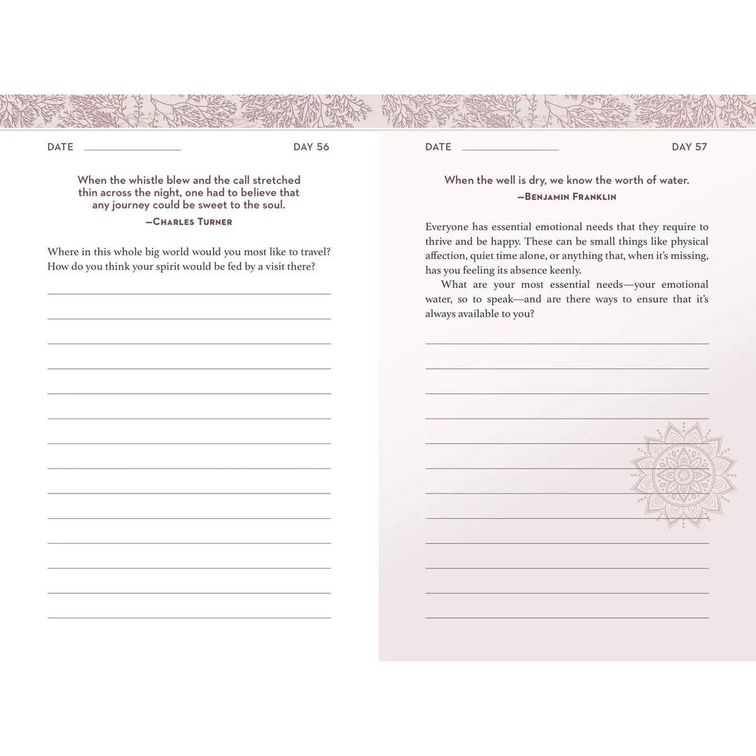 Self-Care Journal: 366 Prompts To Help Nurture & Recharge