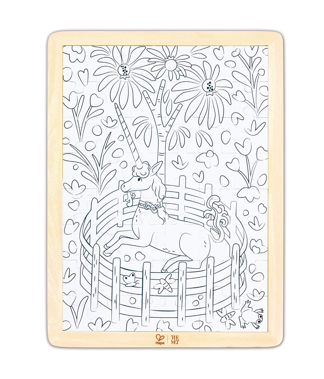 Unicorn In A Garden Puzzle