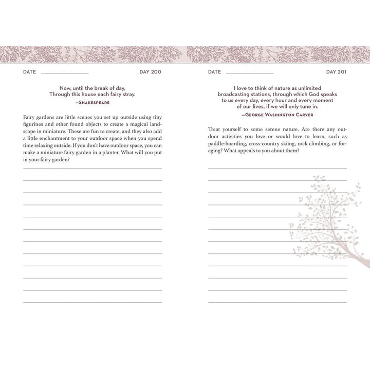 Self-Care Journal: 366 Prompts To Help Nurture & Recharge