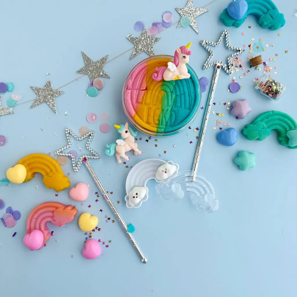 Unicorn (Rainbow Sherbet) KidDough Play Kit