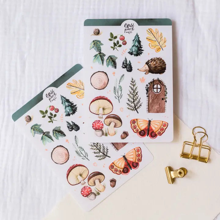 Sticker Sheet — Forest