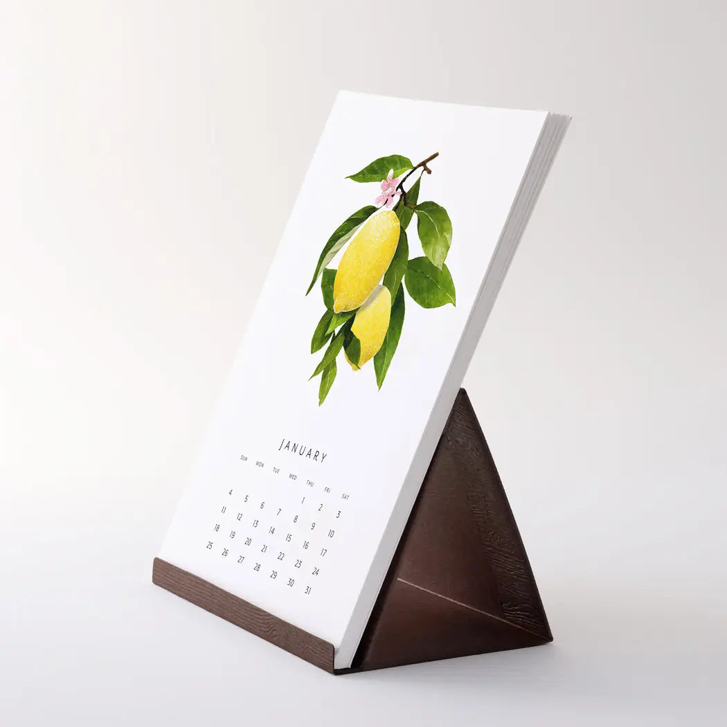 2025 Fresh Fruit Desk Calendar