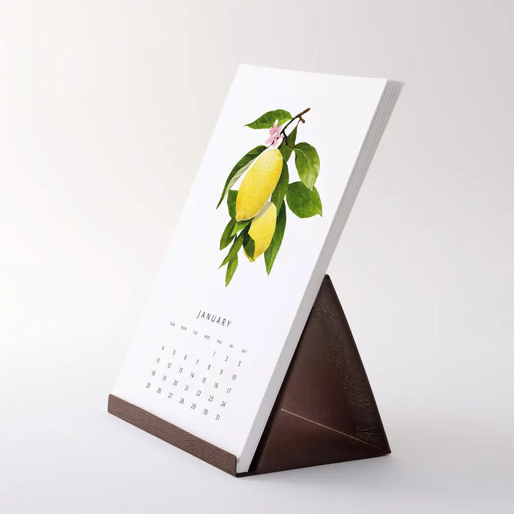 2025 Fresh Fruit Desk Calendar