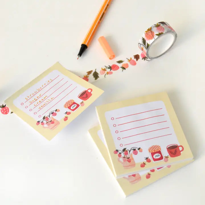 Sticky Note - Little List Strawberry
